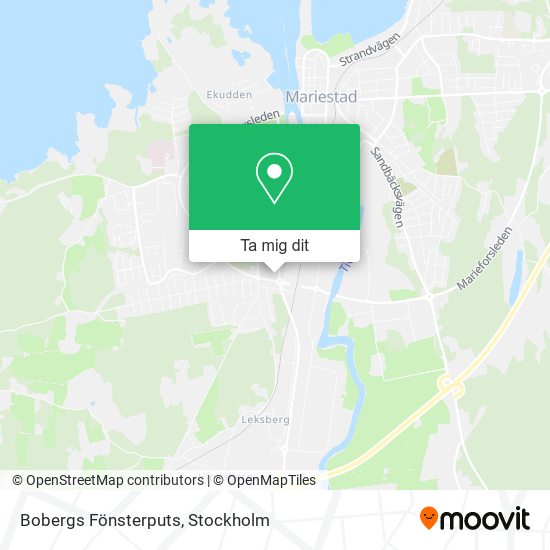 Bobergs Fönsterputs karta