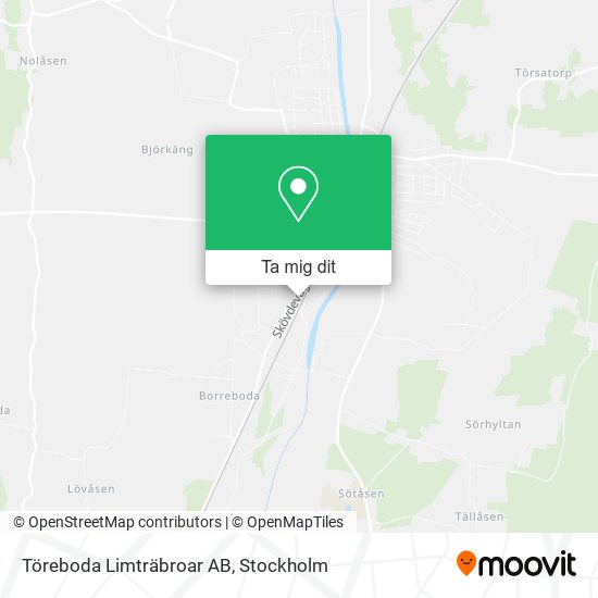 Töreboda Limträbroar AB karta