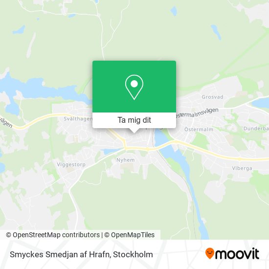 Smyckes Smedjan af Hrafn karta