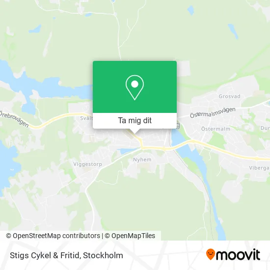 Stigs Cykel & Fritid karta