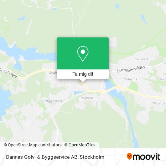 Dannes Golv- & Byggservice AB karta