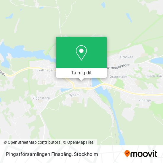 Pingstförsamlingen Finspång karta