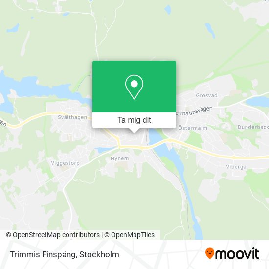 Trimmis Finspång karta