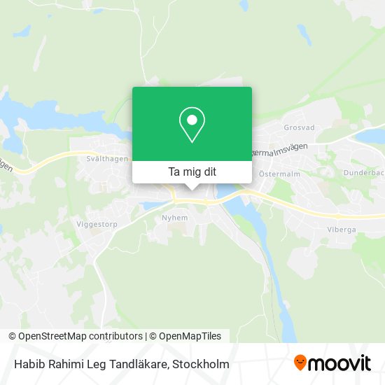 Habib Rahimi Leg Tandläkare karta
