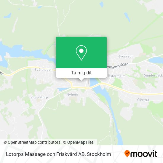 Lotorps Massage och Friskvård AB karta