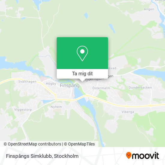 Finspångs Simklubb karta