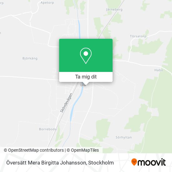 Översätt Mera Birgitta Johansson karta