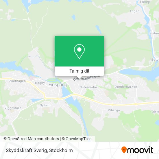 Skyddskraft Sverig karta