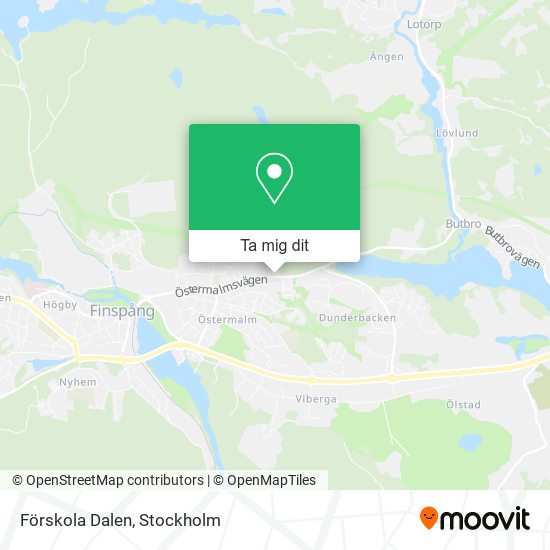 Förskola Dalen karta