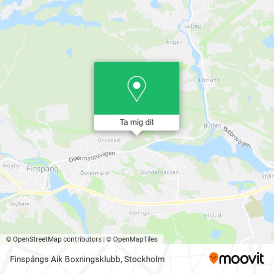 Finspångs Aik Boxningsklubb karta