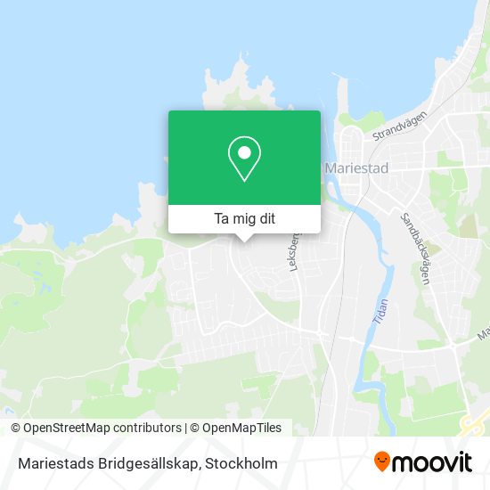 Mariestads Bridgesällskap karta