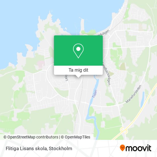 Flitiga Lisans skola karta