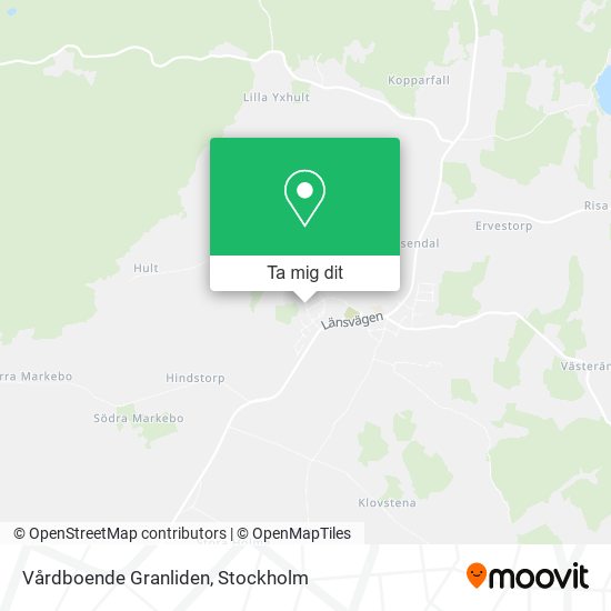 Vårdboende Granliden karta