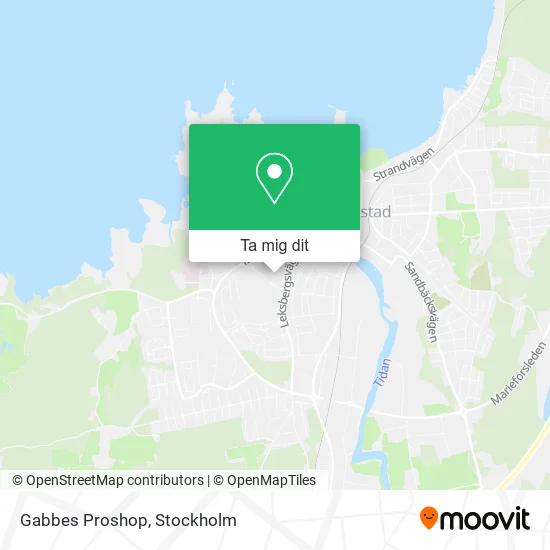 Gabbes Proshop karta