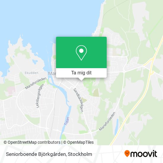 Seniorboende Björkgården karta