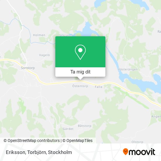 Eriksson, Torbjörn karta