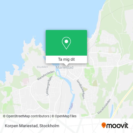 Korpen Mariestad karta