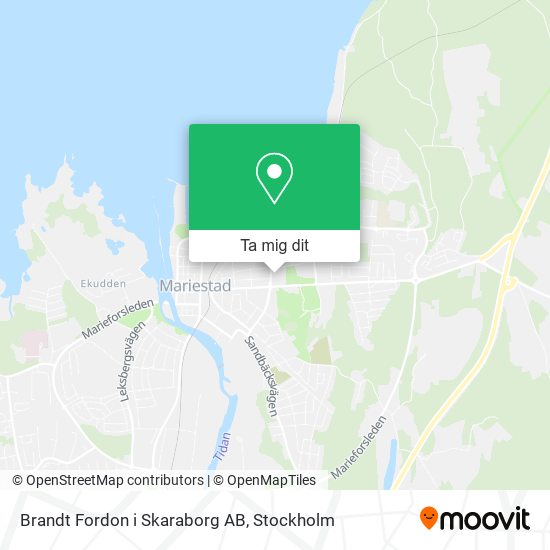 Brandt Fordon i Skaraborg AB karta