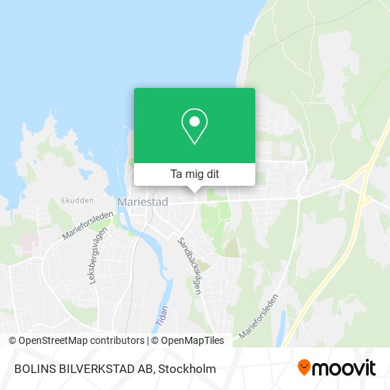 BOLINS BILVERKSTAD AB karta