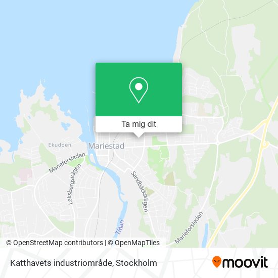 Katthavets industriområde karta