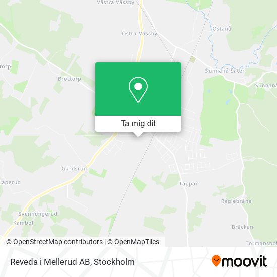 Reveda i Mellerud AB karta