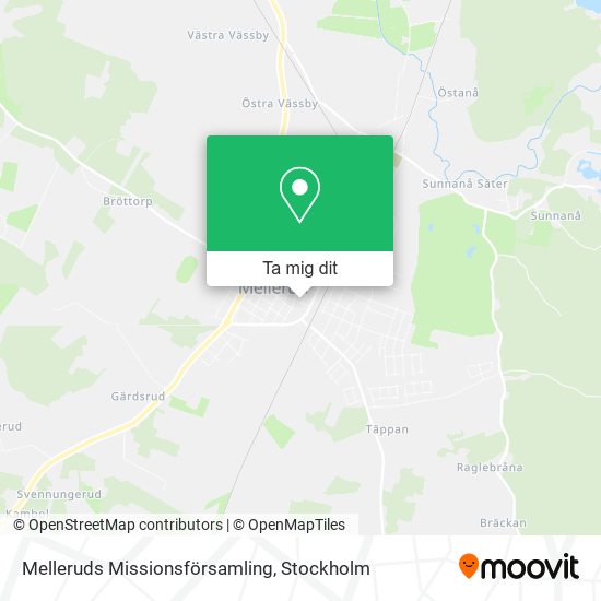 Melleruds Missionsförsamling karta