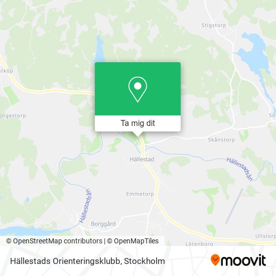 Hällestads Orienteringsklubb karta