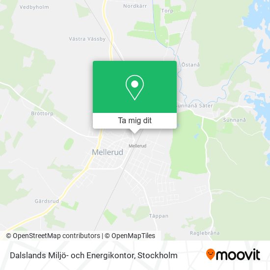 Dalslands Miljö- och Energikontor karta