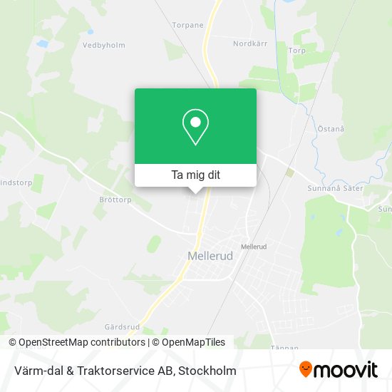 Värm-dal & Traktorservice AB karta