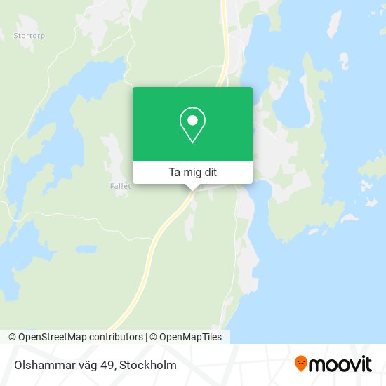 Olshammar väg 49 karta