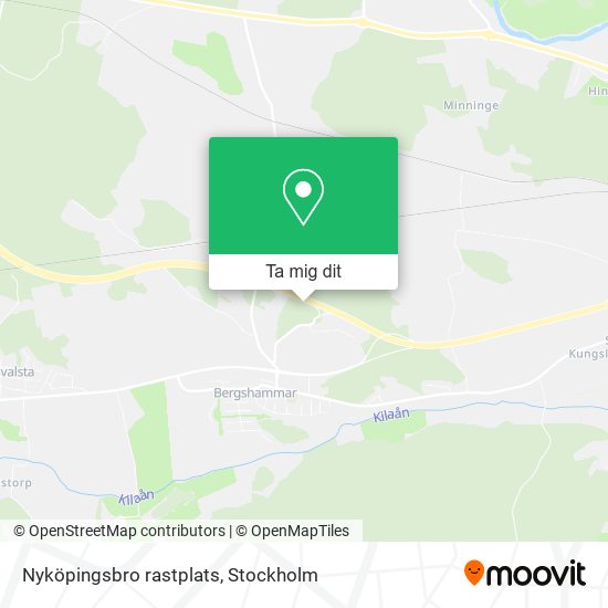 Nyköpingsbro rastplats karta