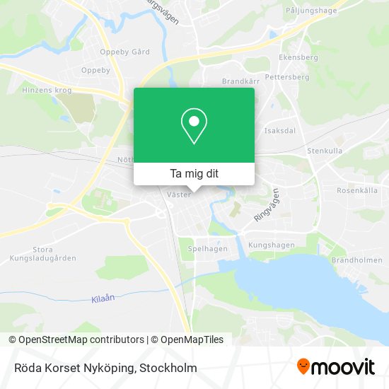 Röda Korset Nyköping karta