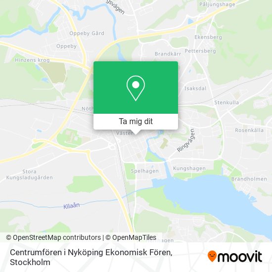 Centrumfören i Nyköping Ekonomisk Fören karta