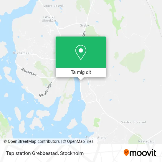 Tap station Grebbestad karta