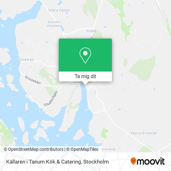 Källaren i Tanum Kök & Catering karta