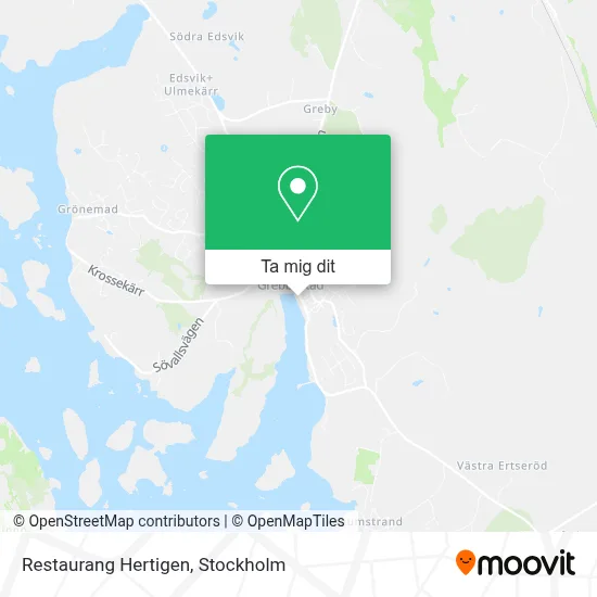 Restaurang Hertigen karta