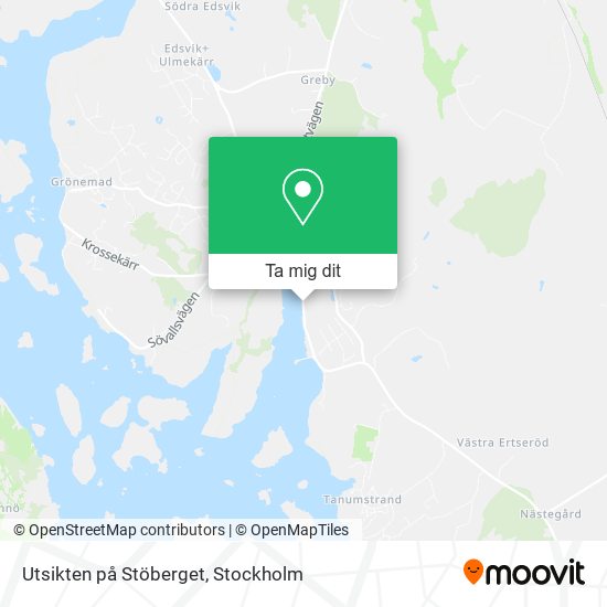 Utsikten på Stöberget karta