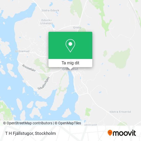 T H Fjällstugor karta