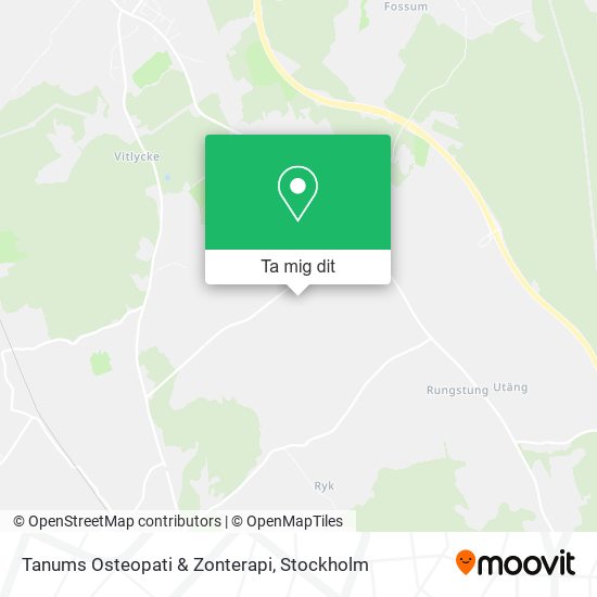 Tanums Osteopati & Zonterapi karta