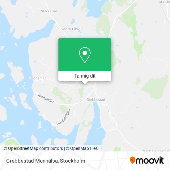 Grebbestad Munhälsa karta