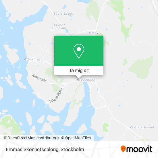 Emmas Skönhetssalong karta