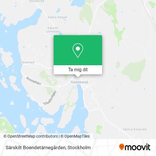 Särskilt Boendetärnegården karta