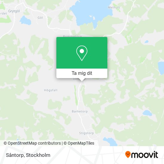 Såntorp karta