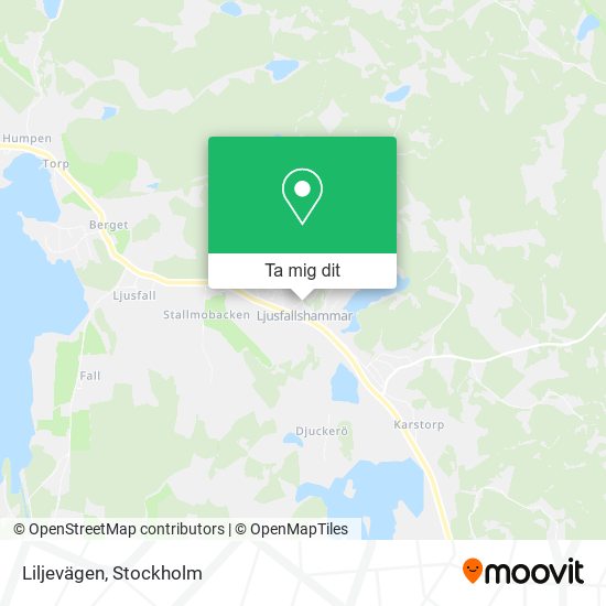 Liljevägen karta