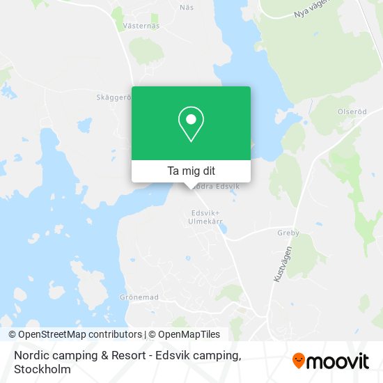 Nordic camping & Resort - Edsvik camping karta