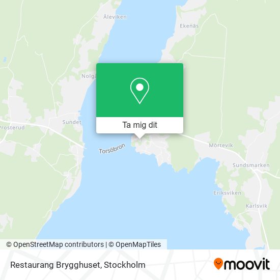 Restaurang Brygghuset karta