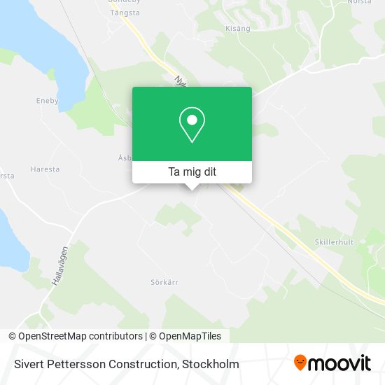 Sivert Pettersson Construction karta