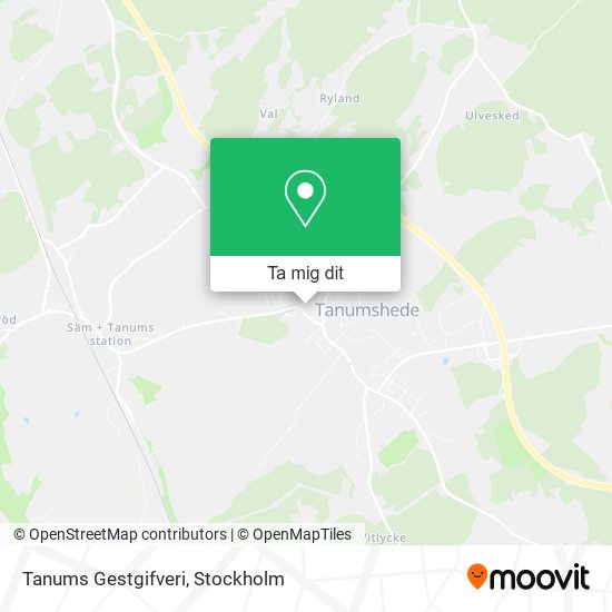 Tanums Gestgifveri karta