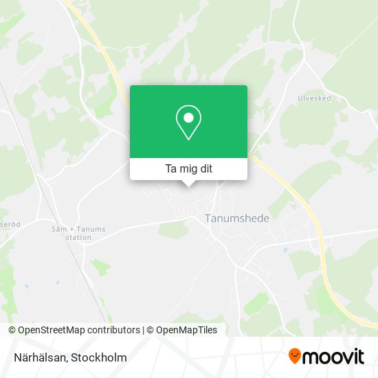 Närhälsan karta