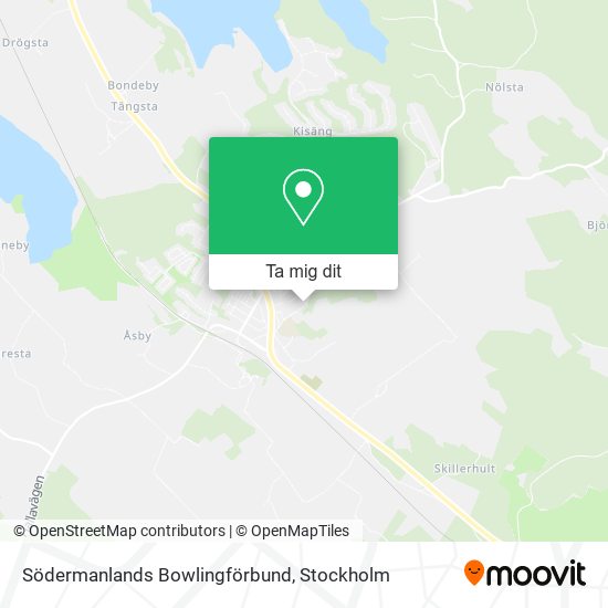 Södermanlands Bowlingförbund karta